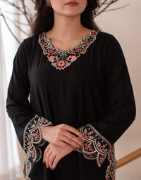 3 Piece Karandi Embroidered Dress - Zahra