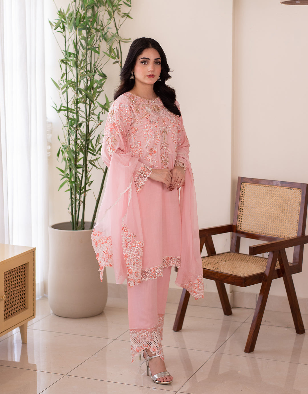 raw silk embroidery dresses Elegance in Silk Custom Embroidered Dress
