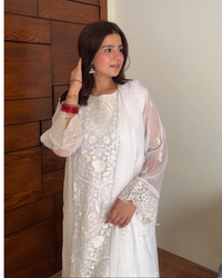 4 Piece Premium Chiffon Embroidered Dress-✨Moon Light ✨