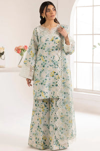 3 Piece Stitched/Unstitched lawn Printed and Embroidered Dress, LP-52